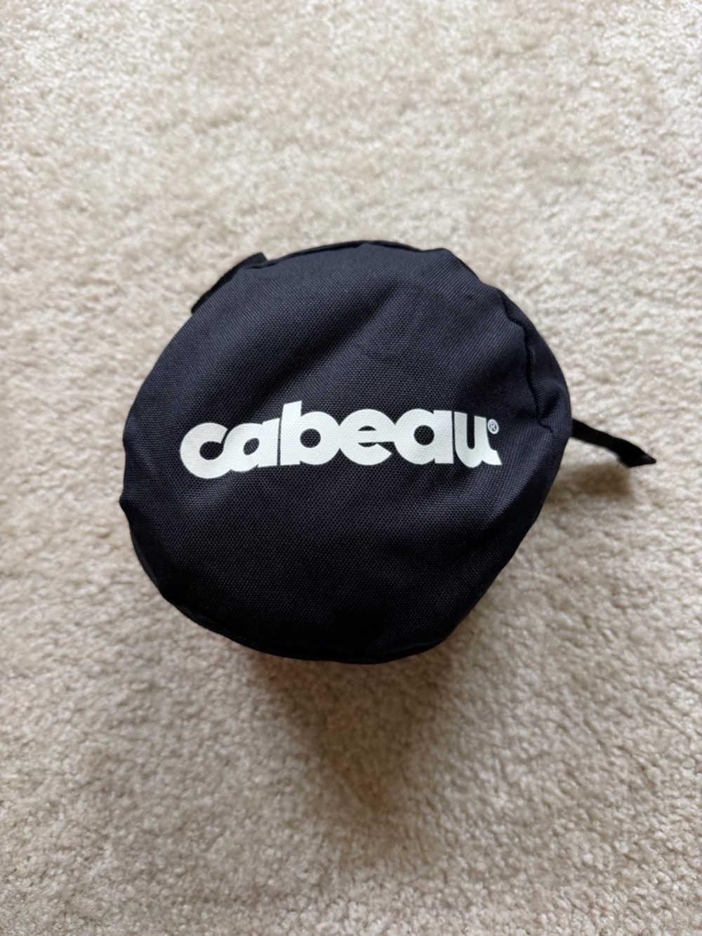 Cabeau Black Travel Pillow Pouch